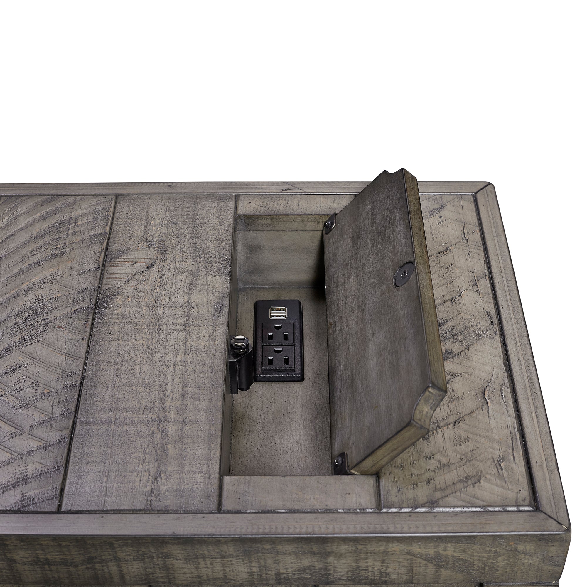 Parker House Tempe Grey Stone TEM06GST Transitional Chair Side