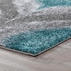 Dalyn Modern Greys Teal 3'3"X5'3" Rug