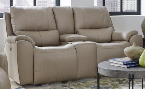 Double Reclining Console Loveseat with Cupholders
