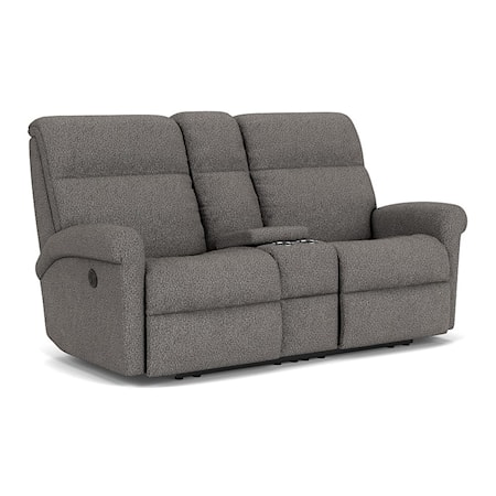 Power Reclining Loveseat with Console