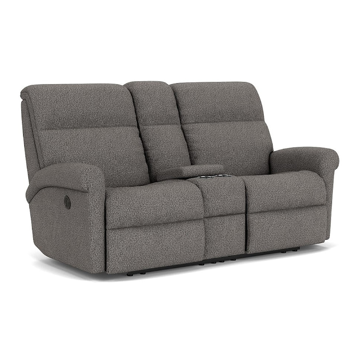 Flexsteel Davis Power Reclining Loveseat with Console