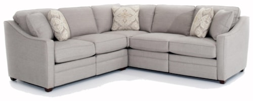 Customizable 2 Piece Sectional with 2 Power Reclining Chairs