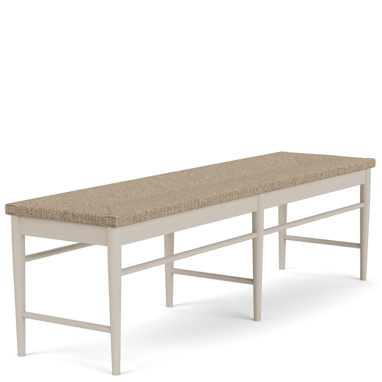 Riverside Furniture Laguna Rush Seat Dining Bench