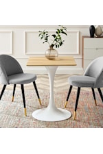 Modway Lippa 28" Square Dining Table