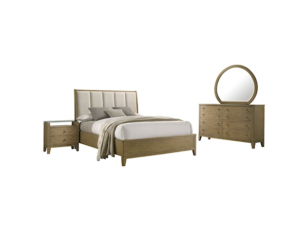 Granada 4-piece Queen Bedroom Set Pine