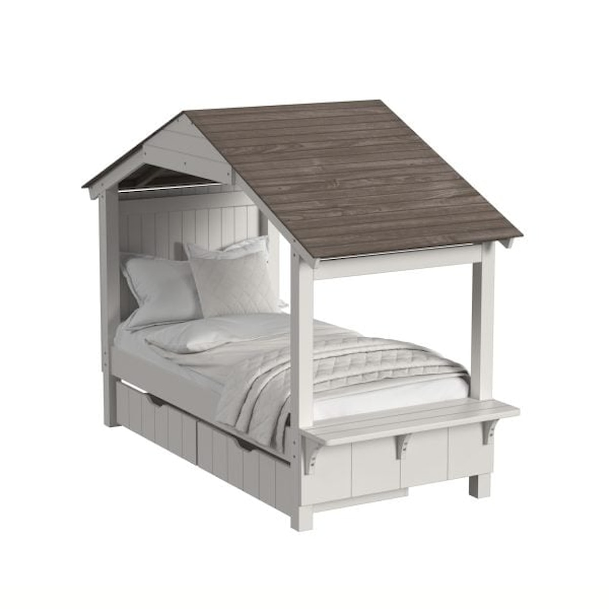 Westwood Design Lodge Series Complete Twin Bed Full Roof