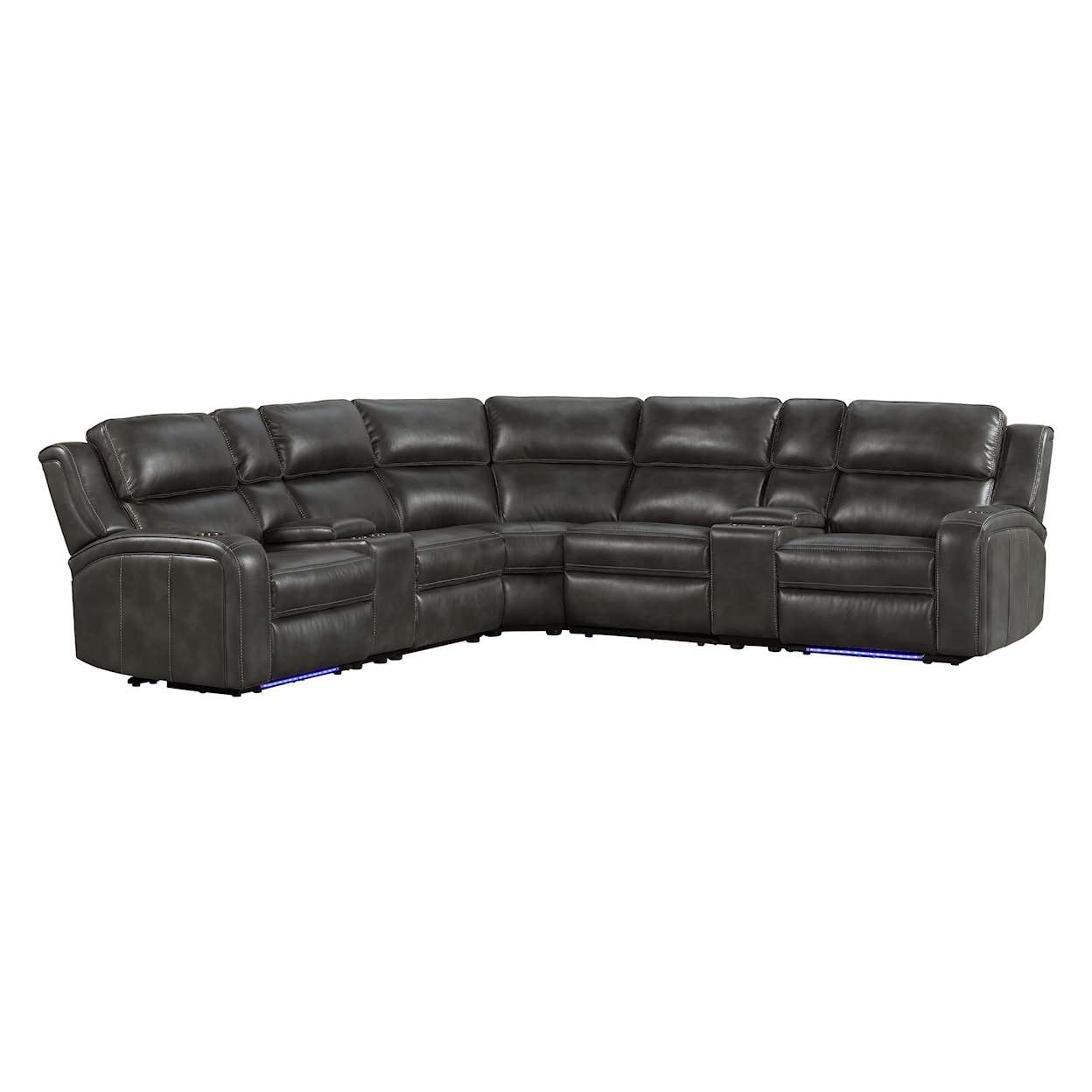Intercon Silhouette 7-Piece Sectional
