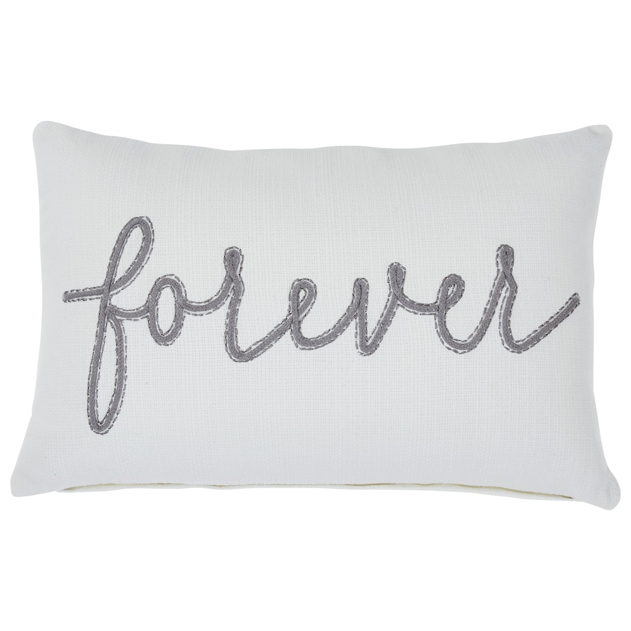 Ashley Furniture Signature Design Pillows Forever White/Gray Pillow