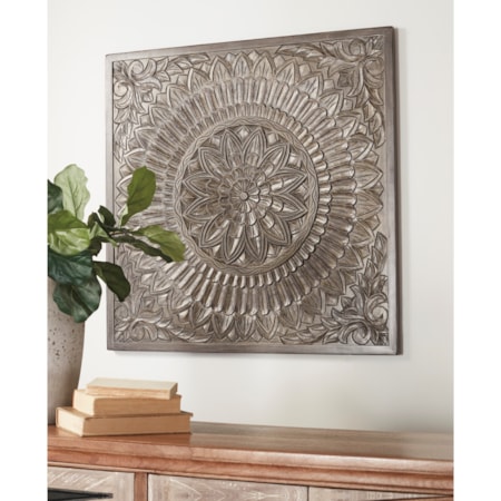 Briony Antique Gray Wall Decor