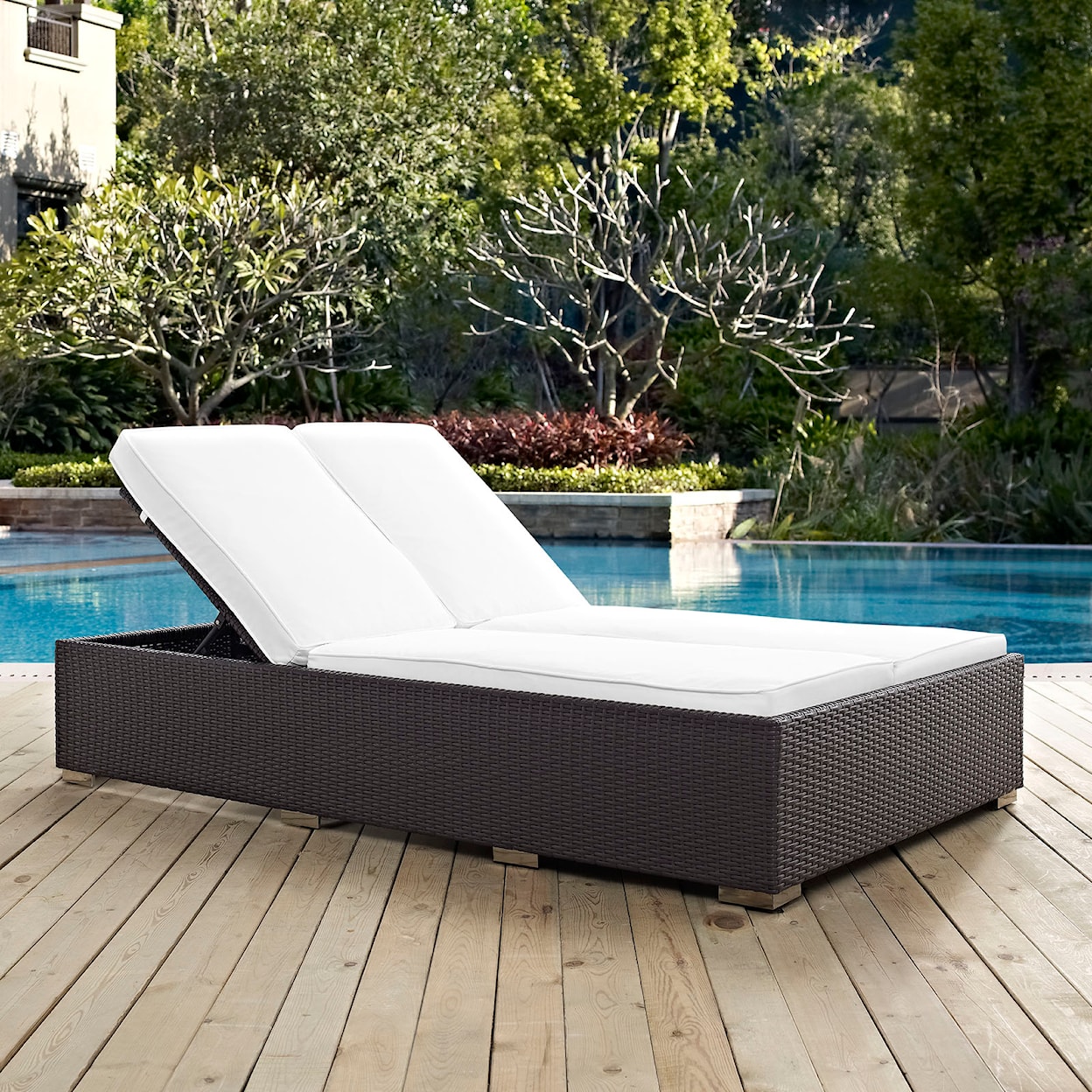 Modway Convene Outdoor Double Chaise