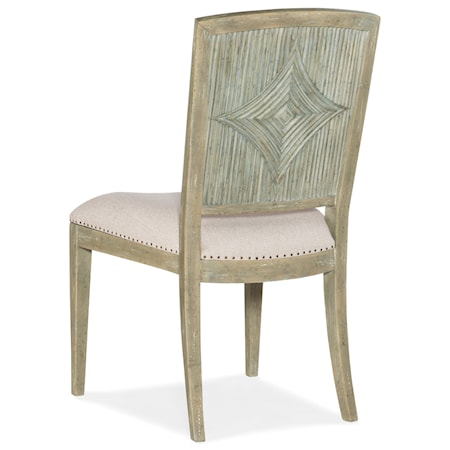 Carved Back Side Chair