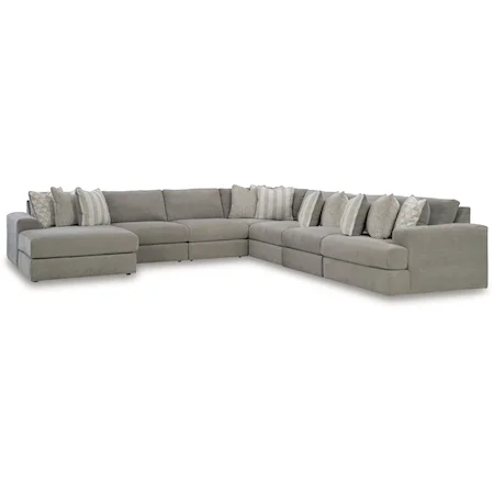 7-Piece Sectional with Chaise