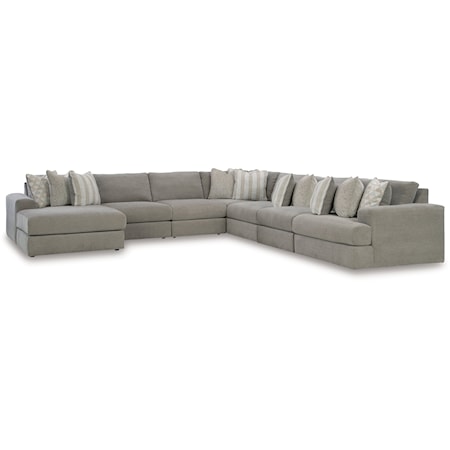 7-Piece Sectional with Chaise