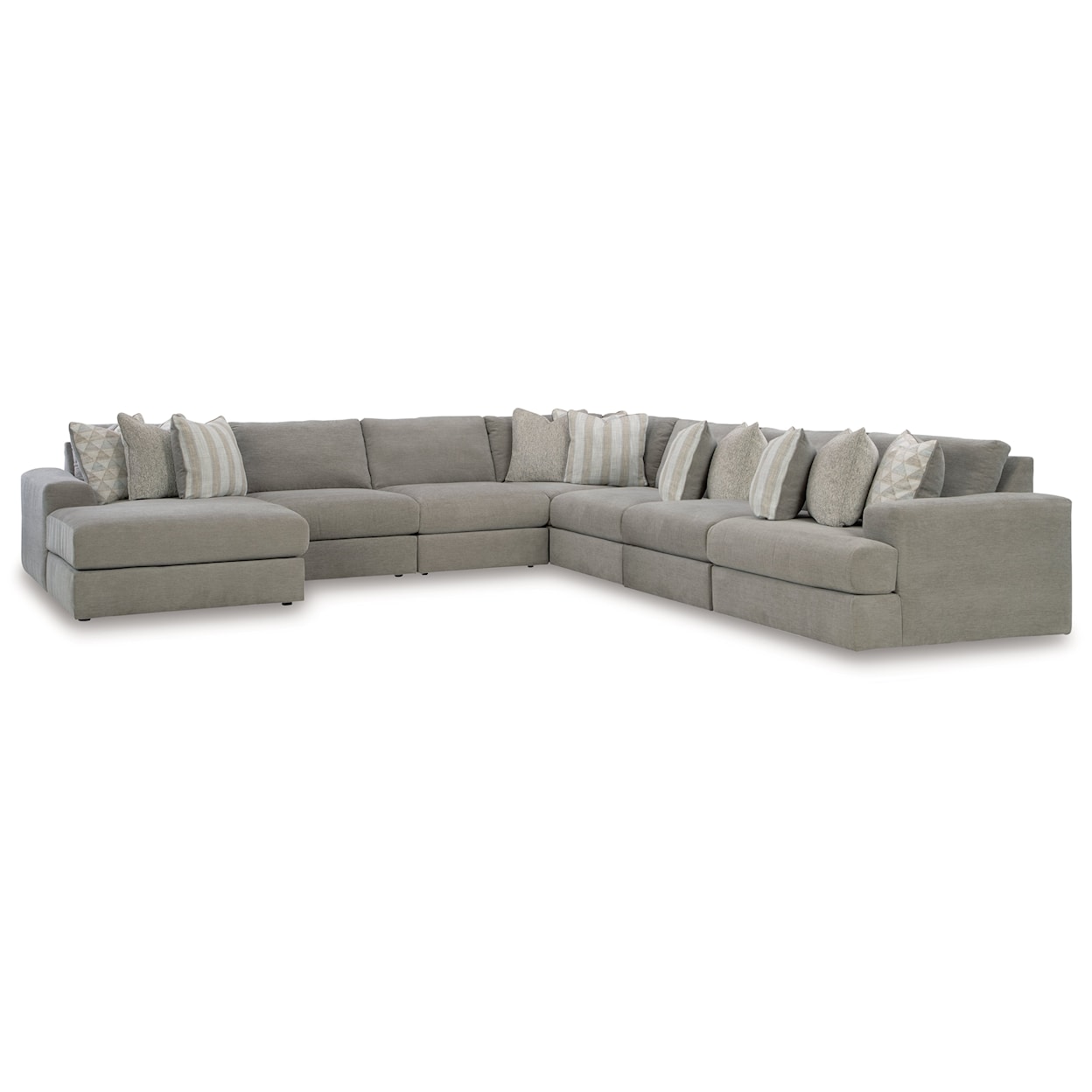 Benchcraft Avaliyah 7-Piece Sectional with Chaise
