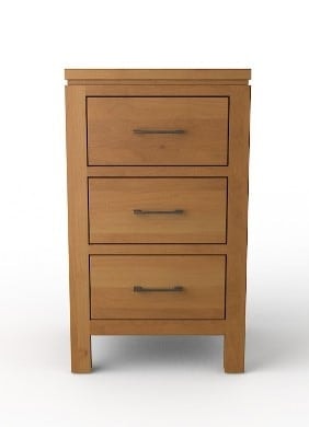 3-Drawer Nightstand