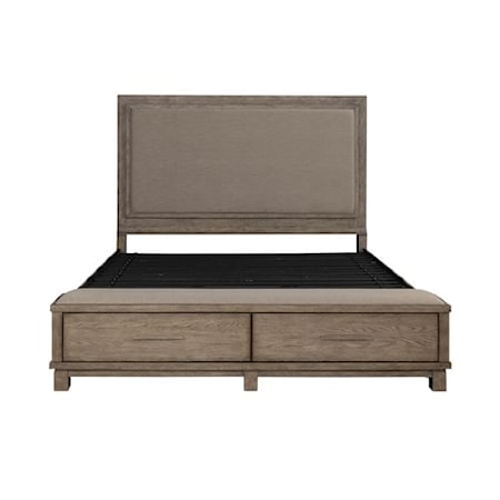 King Storage Bed