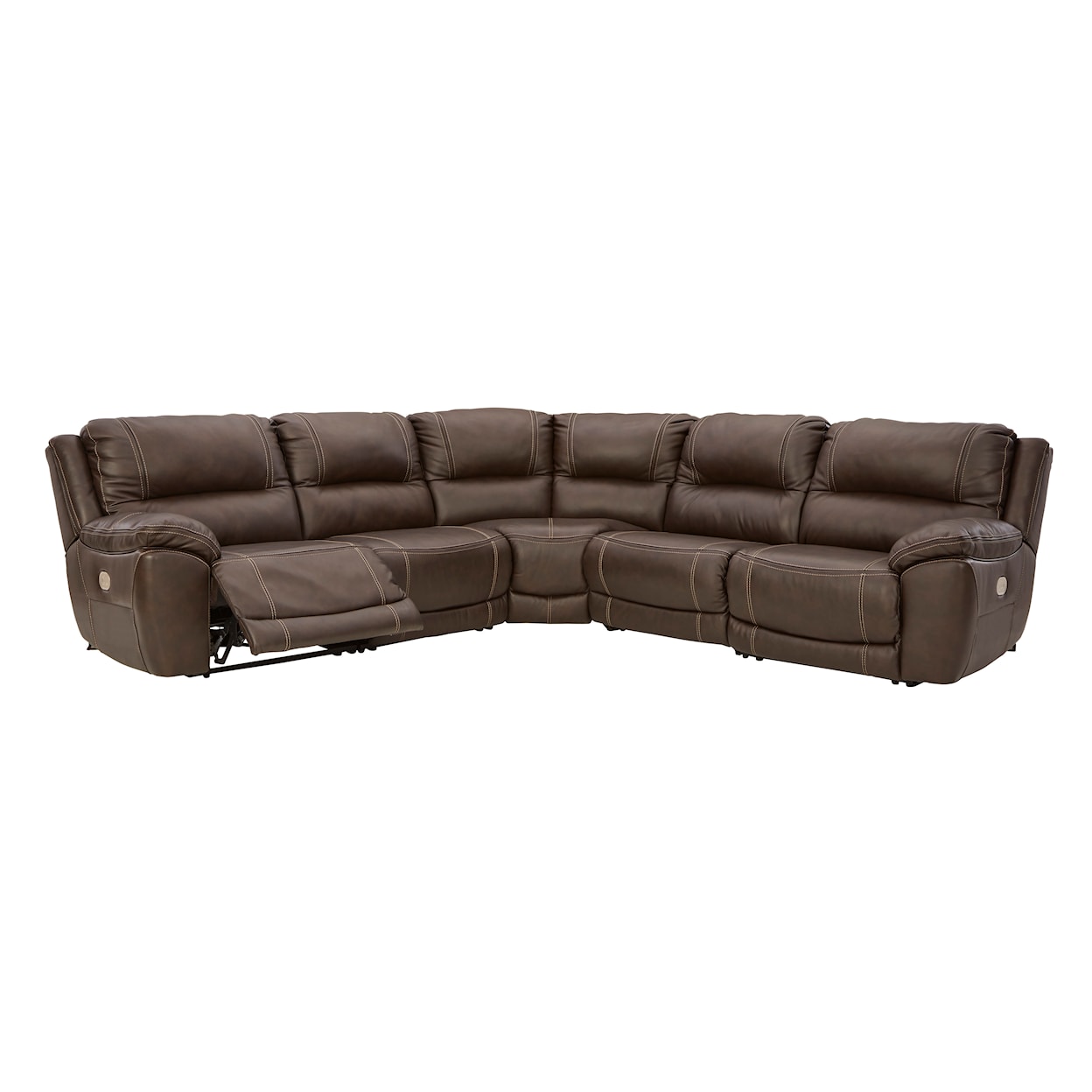 Signature Design by Ashley Dunleith 5-Piece Power Reclining Sectional