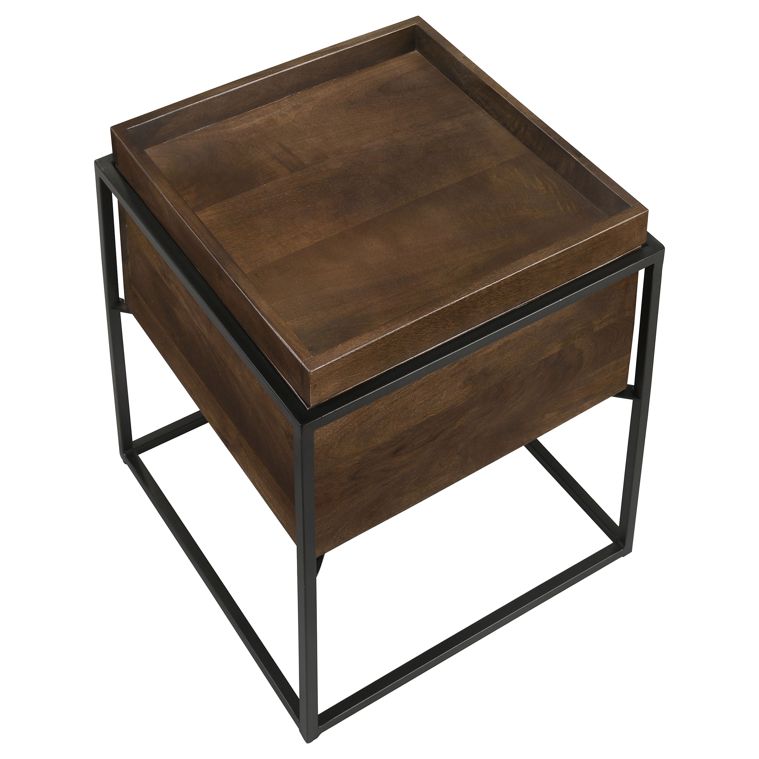 Coaster Ondrej Ondrej Accent Side Table Removable Tray