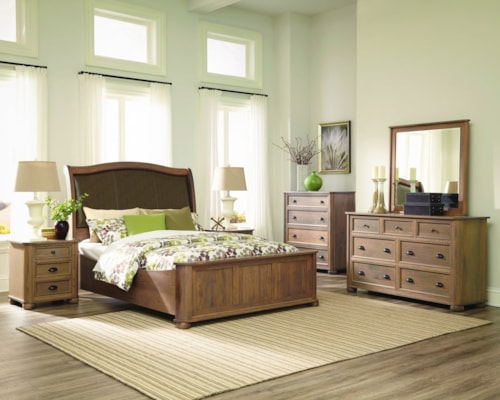 Transitional 6-Piece Bedroom Set