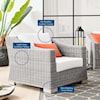 Modway Conway Outdoor 2-Piece Armchair and Ottoman Set