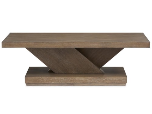 Contemporary Cocktail Table with Casters