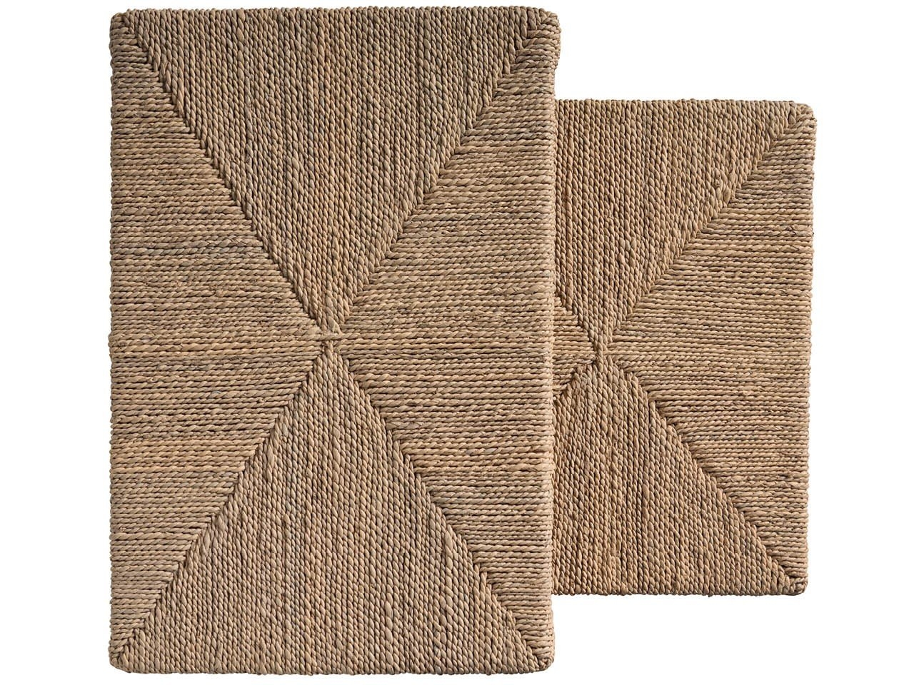 2-Piece Woven Nesting Tables