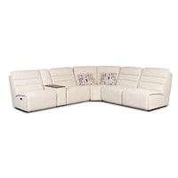 Casual 6-Piece Reclining Sectional Sofa