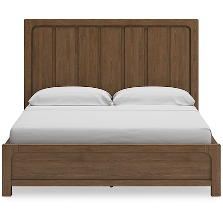 Casual King Panel Bed with Storage