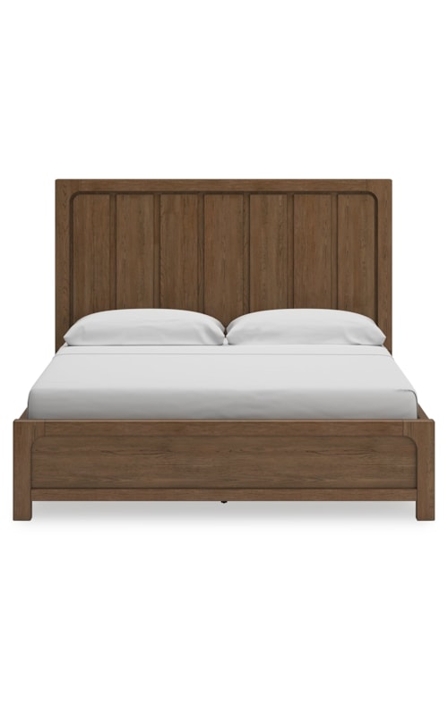 King Panel Bed With Storage
