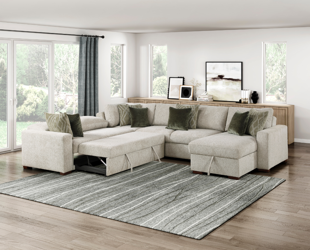Homelegance Isla 4-Piece Sectional Sofa