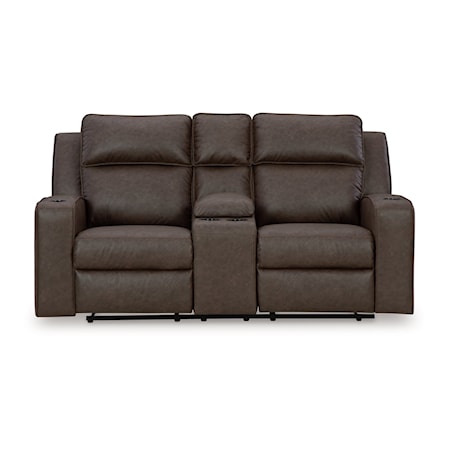 DBL Rec Loveseat w/Console