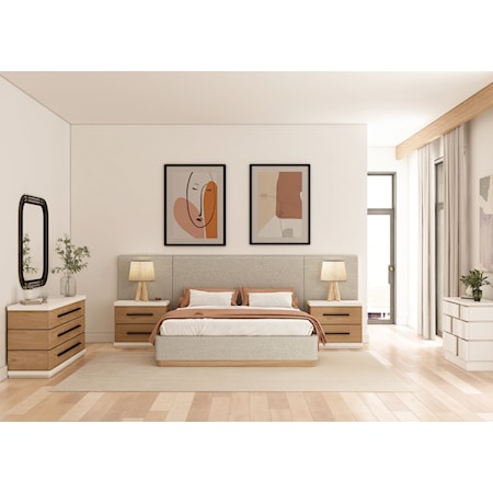 Contemporary California King Bedroom Set