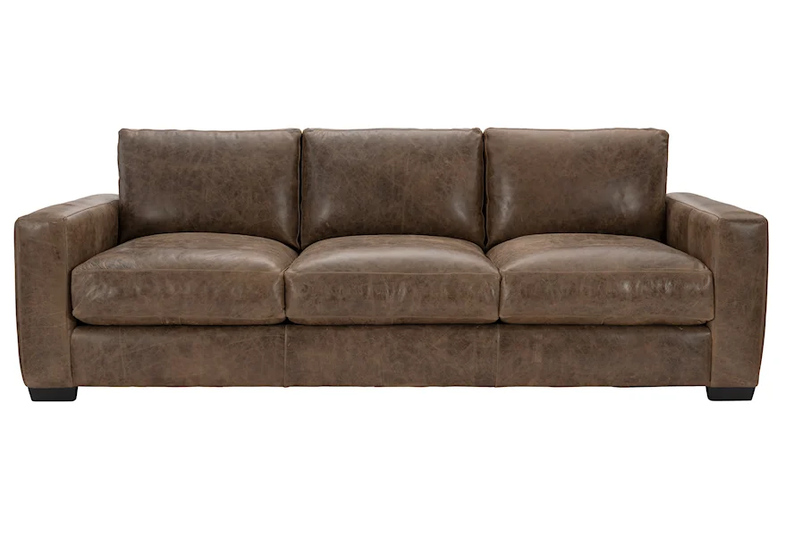 Bernhardt Living Dawkins Leather Sofa by Bernhardt at Janeen's Furniture Gallery
