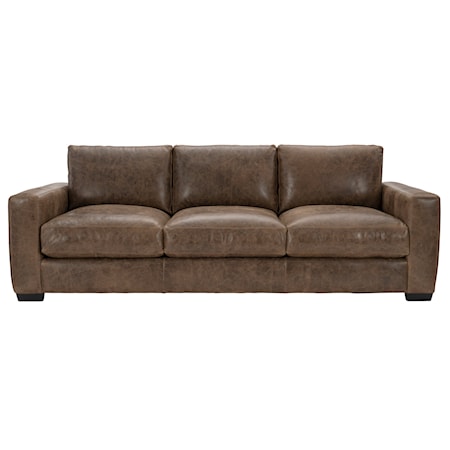 Dawkins Leather Sofa