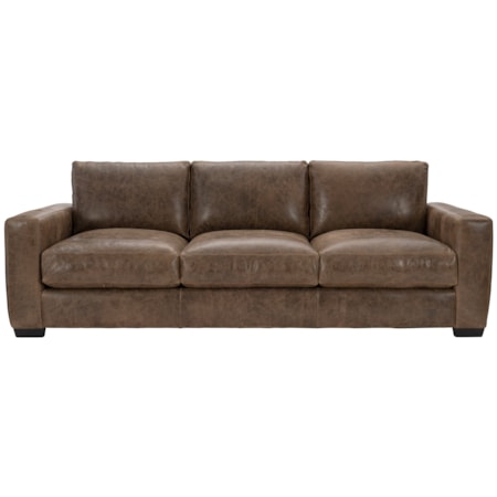 Dawkins Leather Sofa