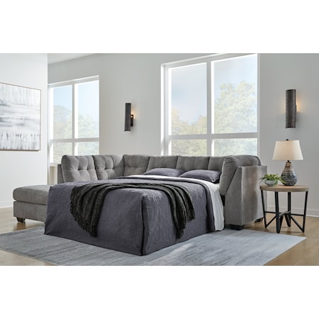 2-Piece Sleeper Sectional with Chaise