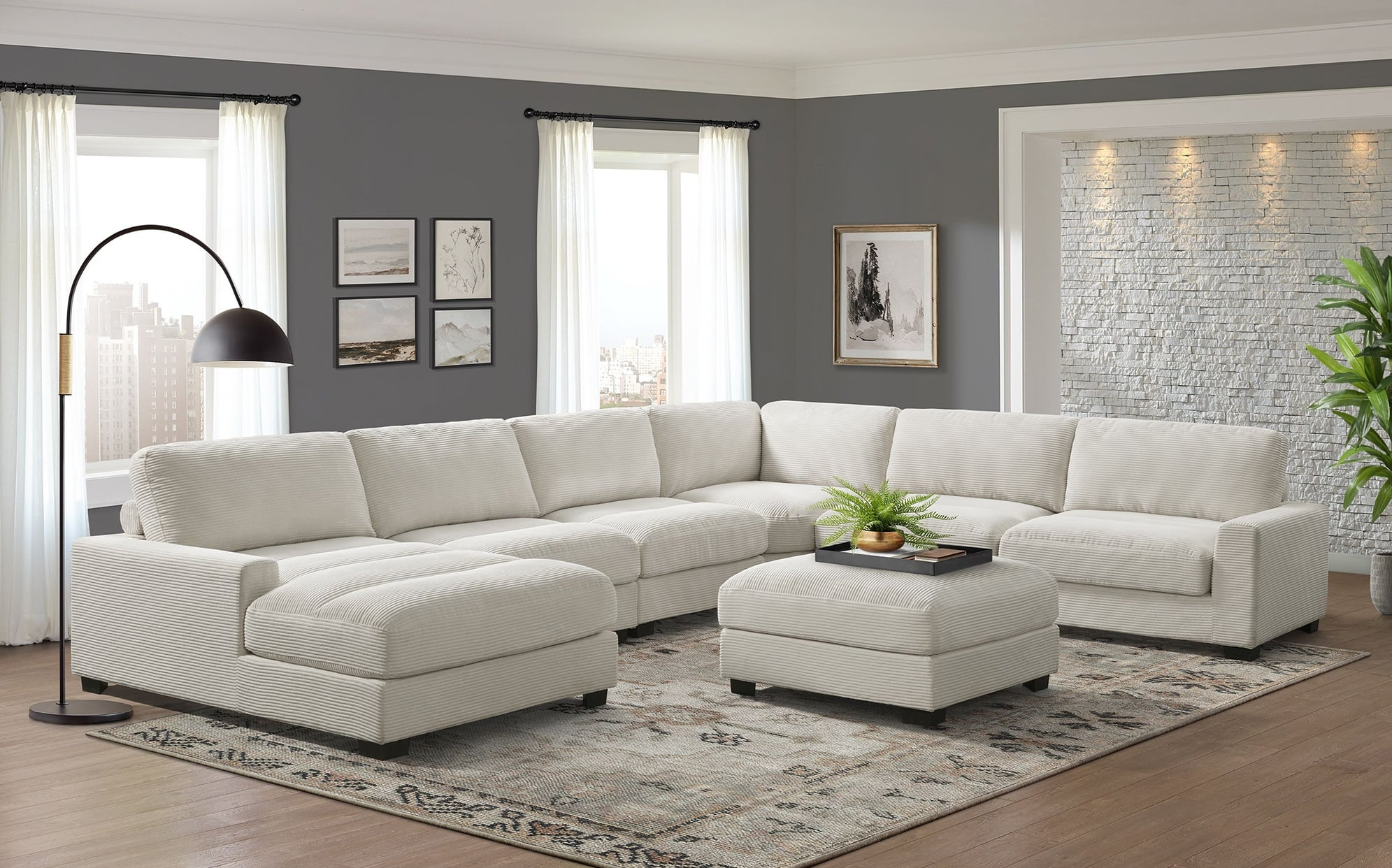 7-Piece Sectional Sofa