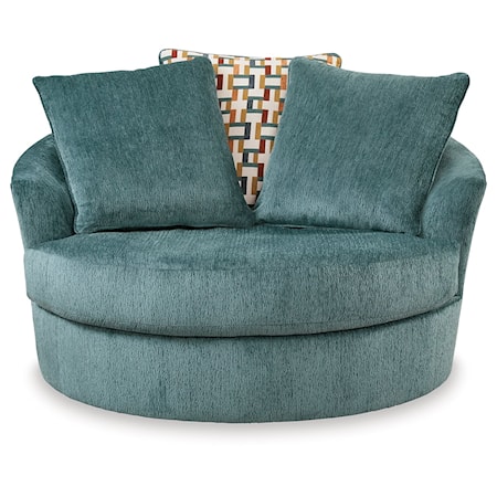 Oversized Swivel Accent Chair