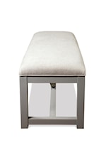 Riverside Furniture Osborne Modern Farmhouse Upholstered Adjustable Desk Chair