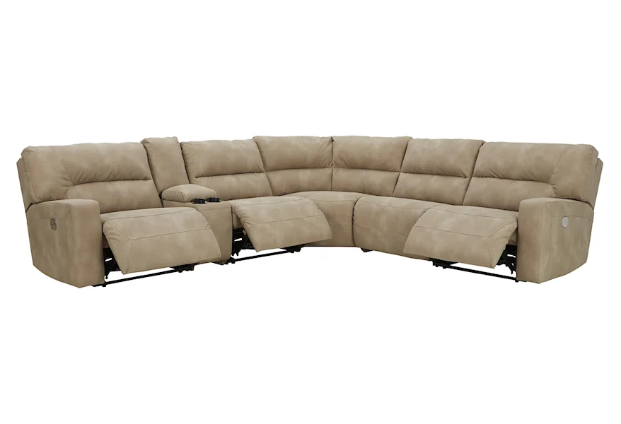 Next-Gen DuraPella 6-Piece Power Reclining Sectional by Signature Design by Ashley at Furniture Fair - North Carolina