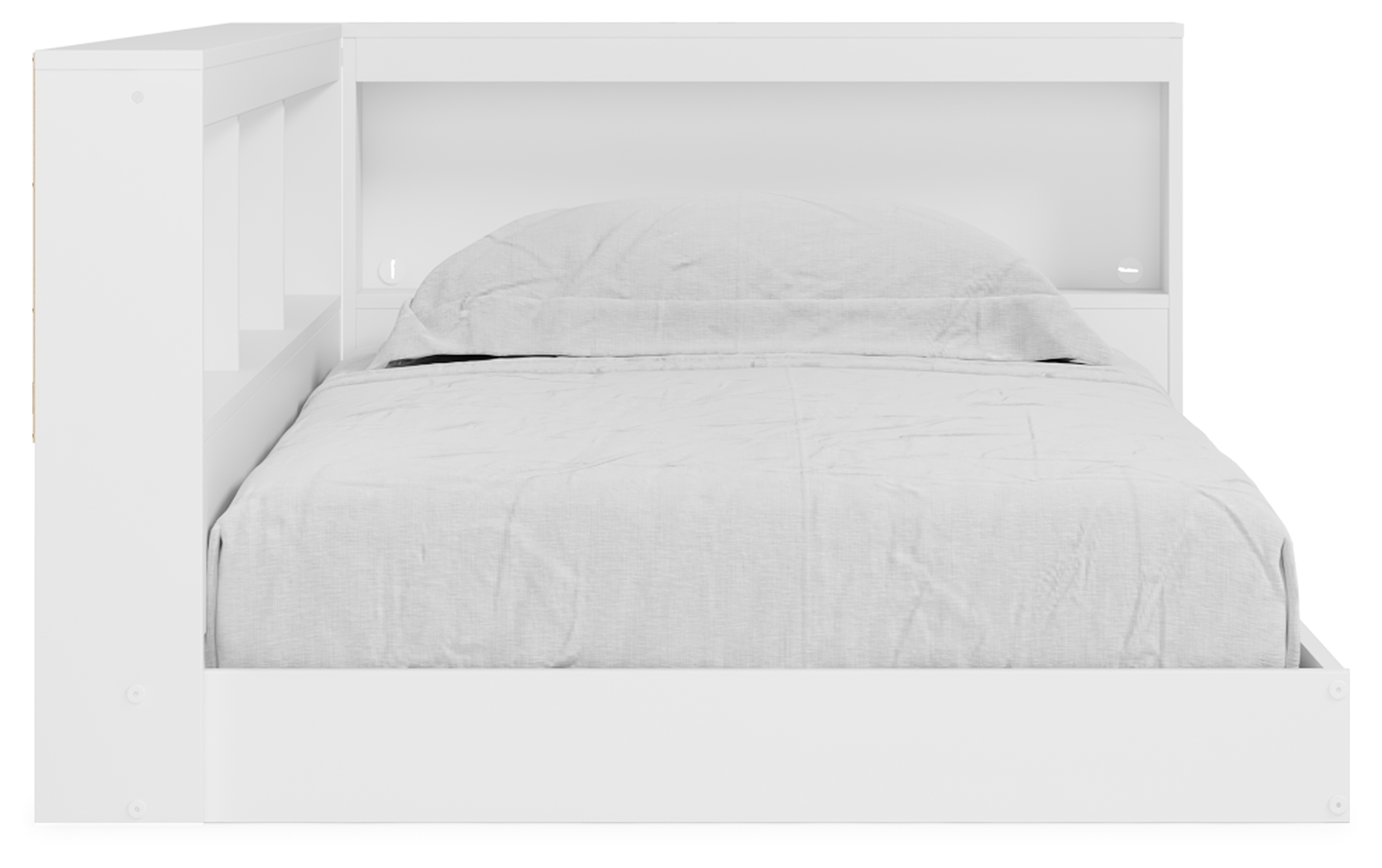 Twin Bookcase Storage Bed