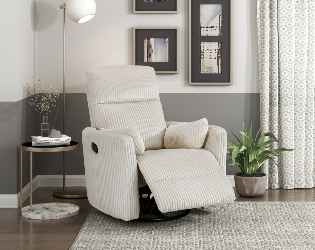 Homelegance Traverse Manual Swivel Glider Recliner