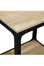 Carolina Chairs Outbound Transitional Cocktail Table with Marble Top