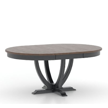 Oval Wood Table