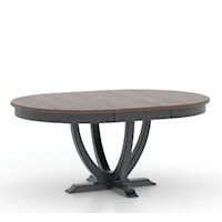 Customizable Oval Wood Table