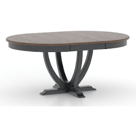 Oval Wood Table