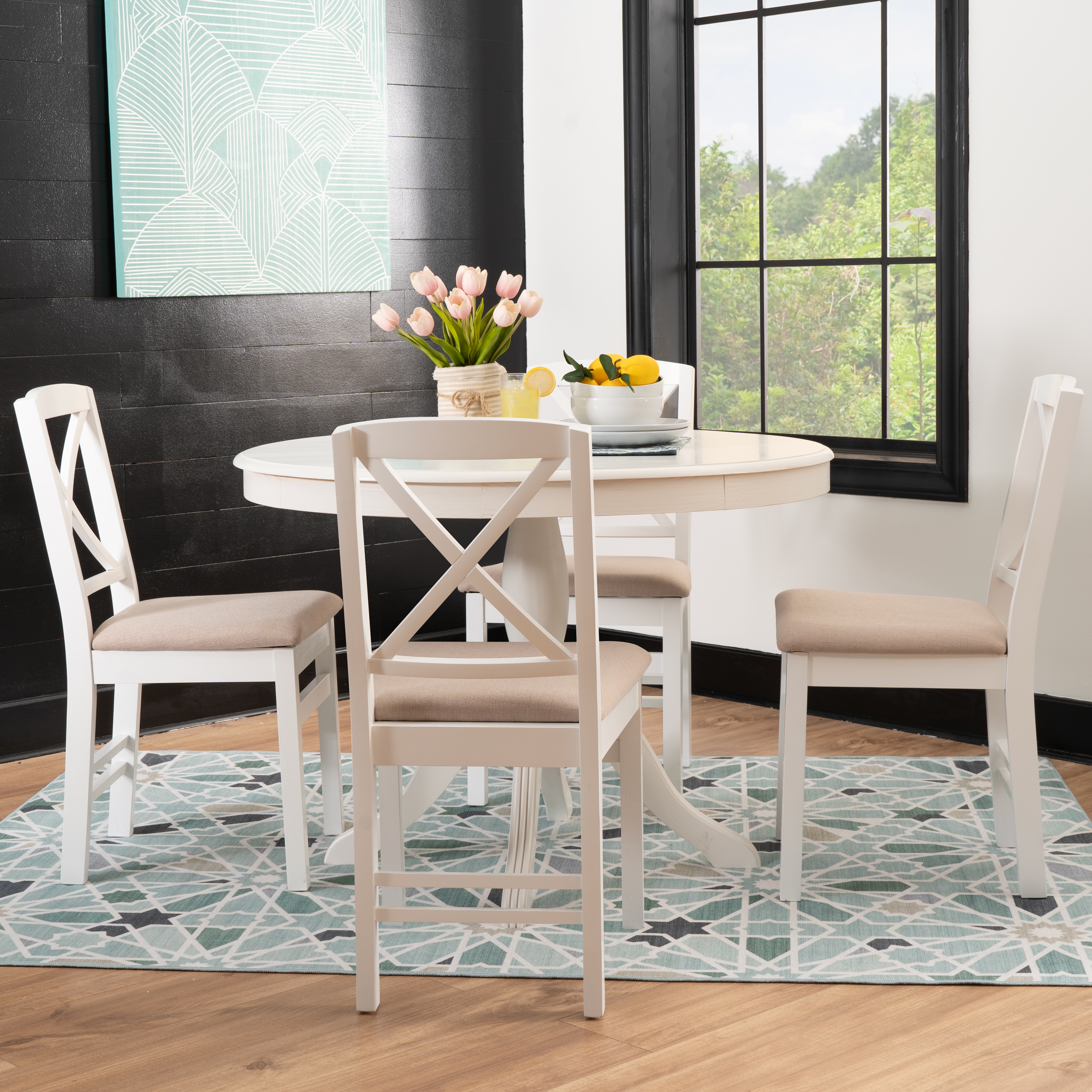 5-Piece Round Dining Set