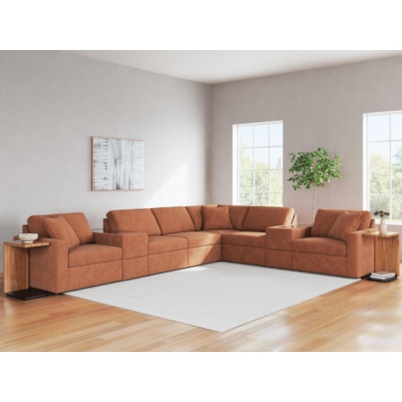 8-piece Sectional Consoles