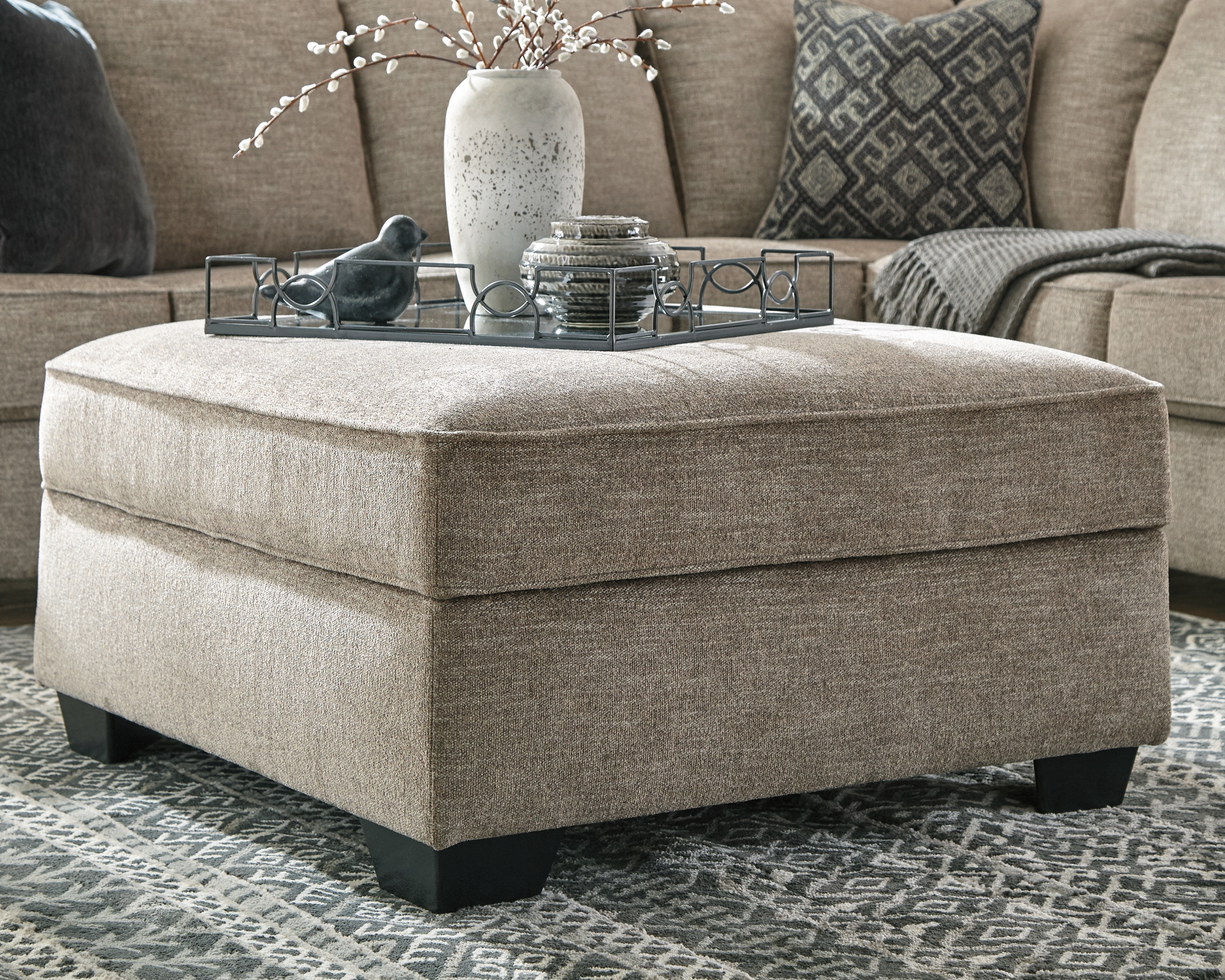 Signature Design by Ashley Bovarian Sectional With Ottoman