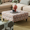 Fusion Furniture 7000 GLAM SQUAD SAND Cocktail Ottoman